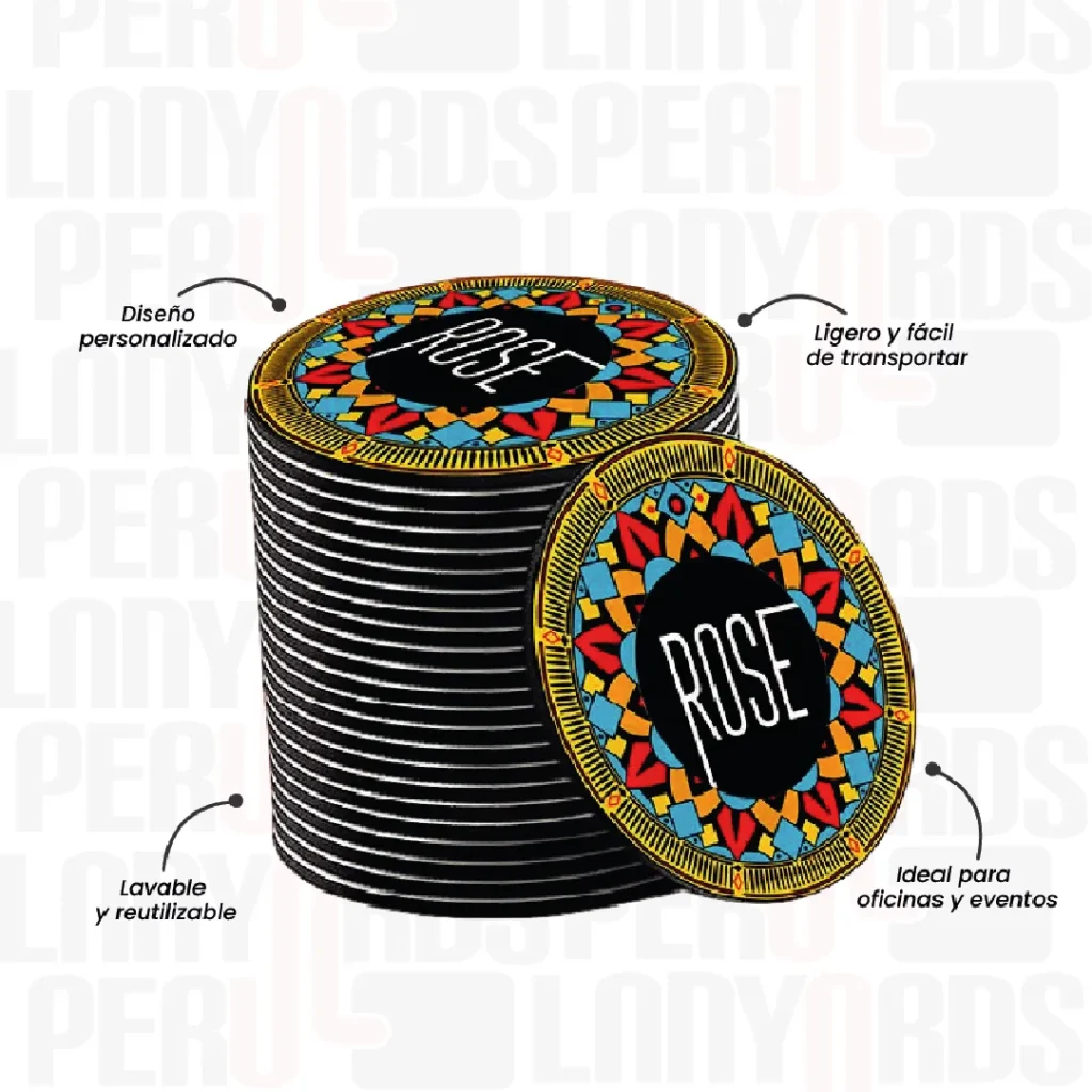 POSAVASOS DE NEOPRENO REDONDO