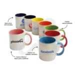 TAZA PUBLICITARIA INTERIOR DE COLOR