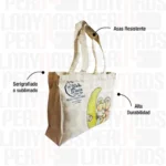 Bolsa tocuyo con fuelle