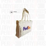 Bolsa tocuyo con fuelle - Imagen 2