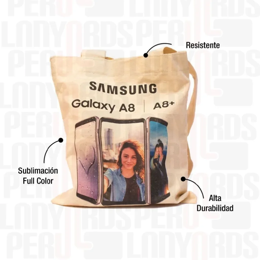Bolsa tocuyo doble asa 115gr de 25*20