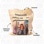 Bolsa tocuyo doble asa 115gr de 25*20