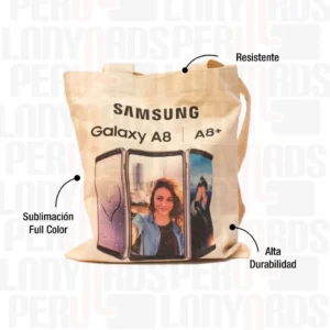 Bolsa tocuyo doble asa 115gr de 25*20
