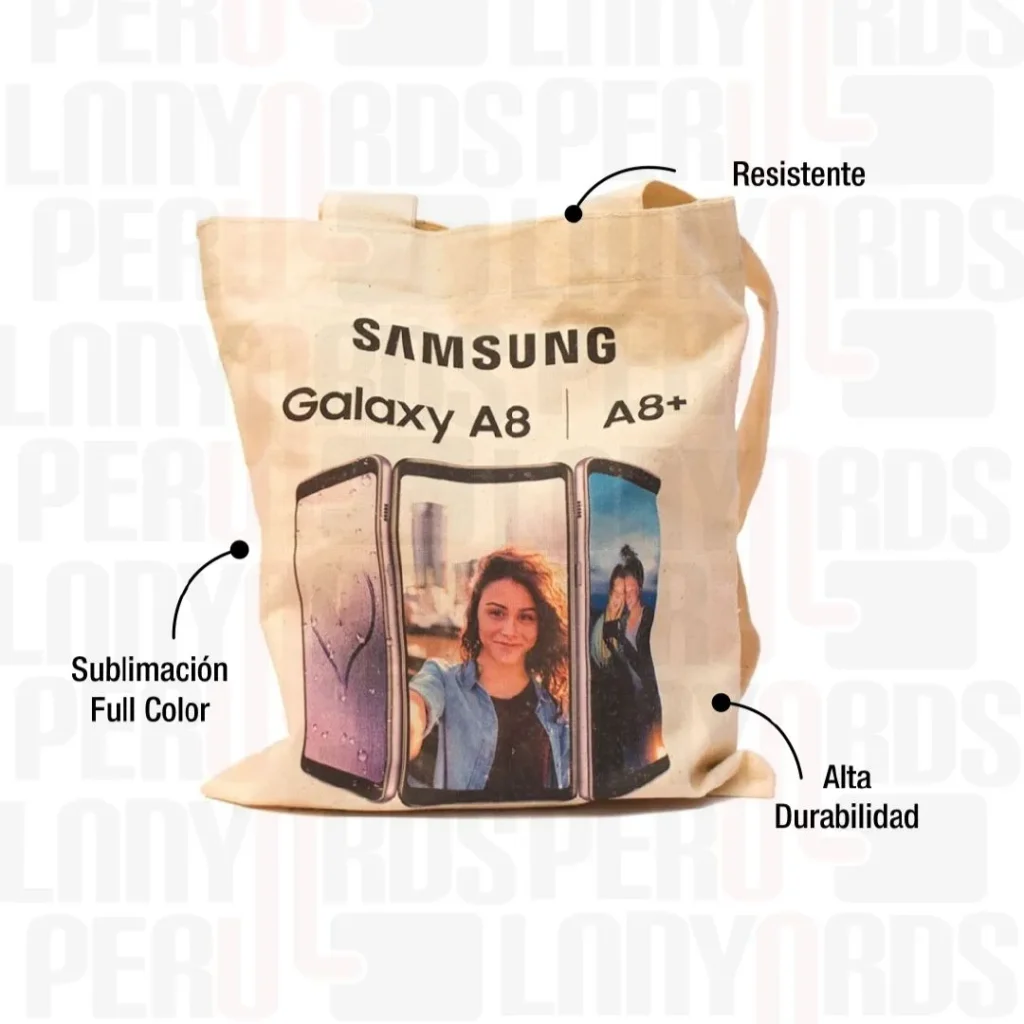 Bolsa tocuyo doble asa 115gr de 35*30