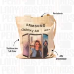 Bolsa tocuyo doble asa 115gr de 40*35
