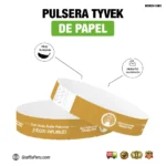Pulsera tyvek para fiestas y eventos - Imagen 2